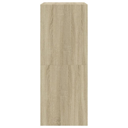Schoenenkast Met 2 Klaplades Kleurig Sonoma Eiken 80 x 42 x 108 cm