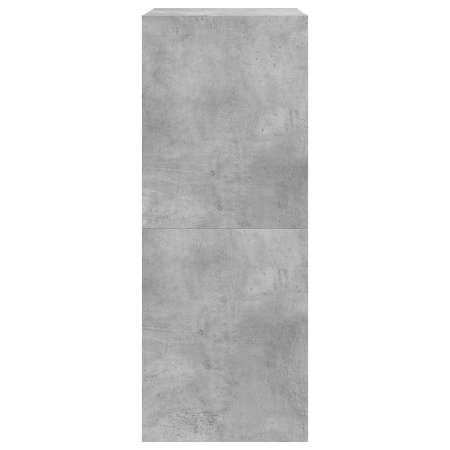 Schoenenkast Met 2 Klaplades Betongrijs 80 x 42 x 108 cm