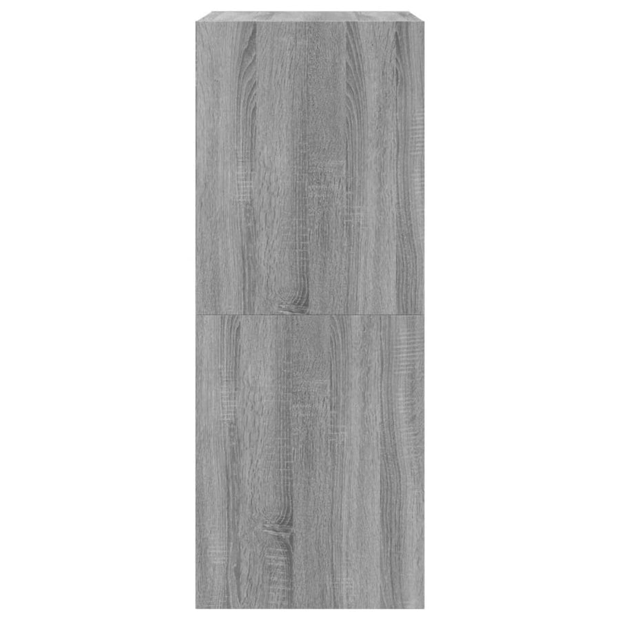 Schoenenkast Met 2 Klaplades Grijs Sonoma 80 x 42 x 108 cm