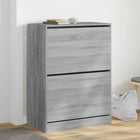 Schoenenkast 80x42x108 cm grijs sonoma bewerkt hout