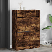 Schoenenkast 80x34x116 cm gerookt eiken