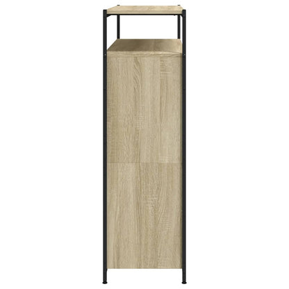 Schoenenkast Met 4 Klaplades Kleurig 100 x 34 x 112 cm Sonoma eiken