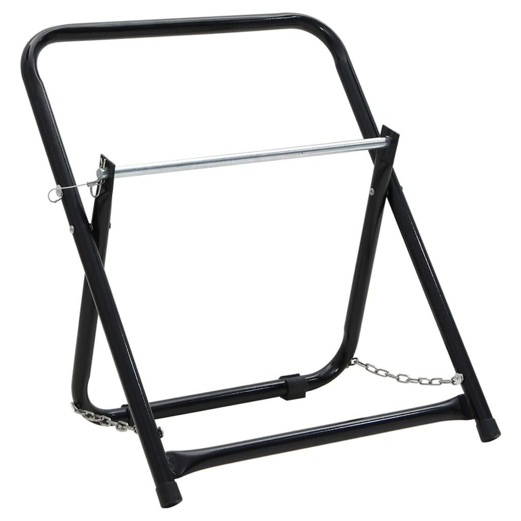 Slanghaspelwagen 48 Cm 45 Kg Gepoedercoat Staal Zwart