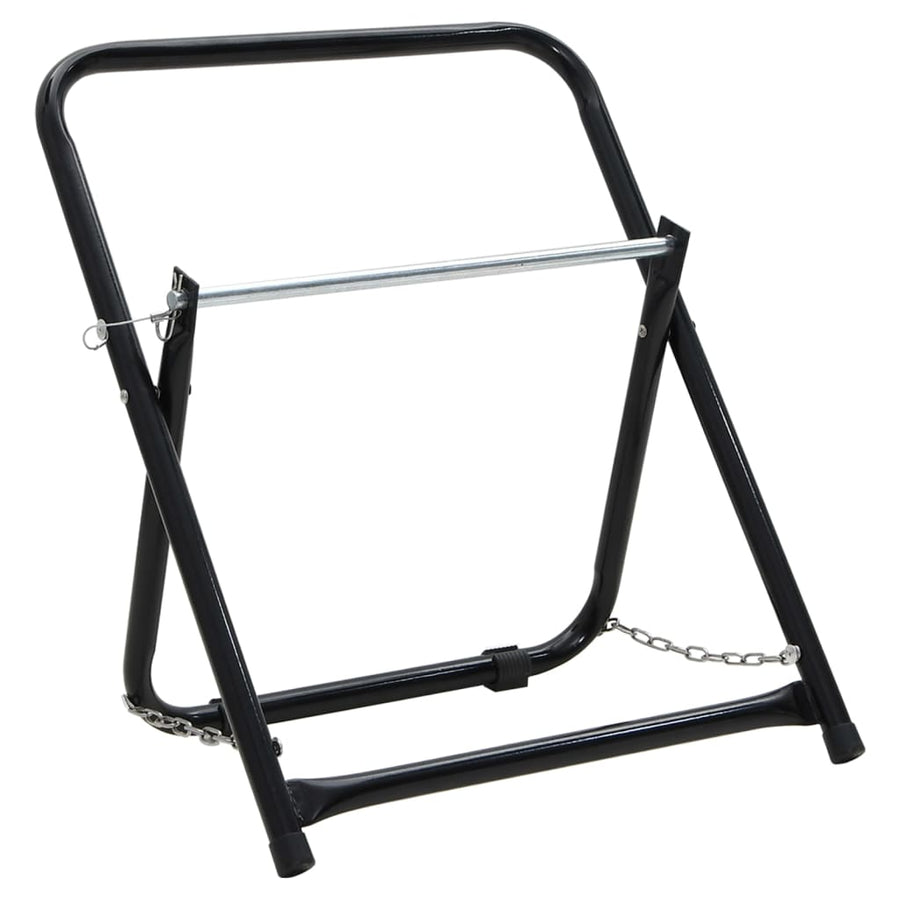 Slanghaspelwagen 48 Cm 45 Kg Gepoedercoat Staal Zwart