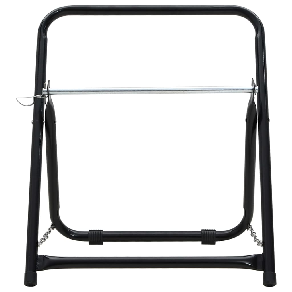 Slanghaspelwagen 48 Cm 45 Kg Gepoedercoat Staal Zwart