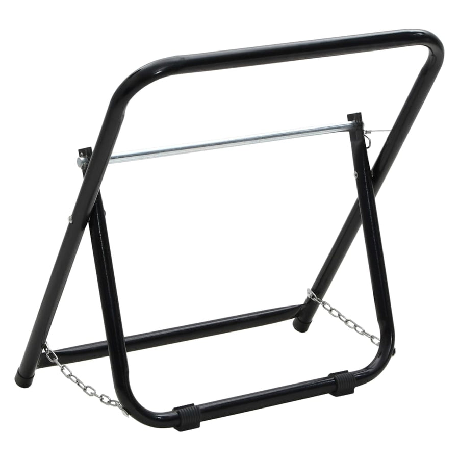 Slanghaspelwagen 48 Cm 45 Kg Gepoedercoat Staal Zwart
