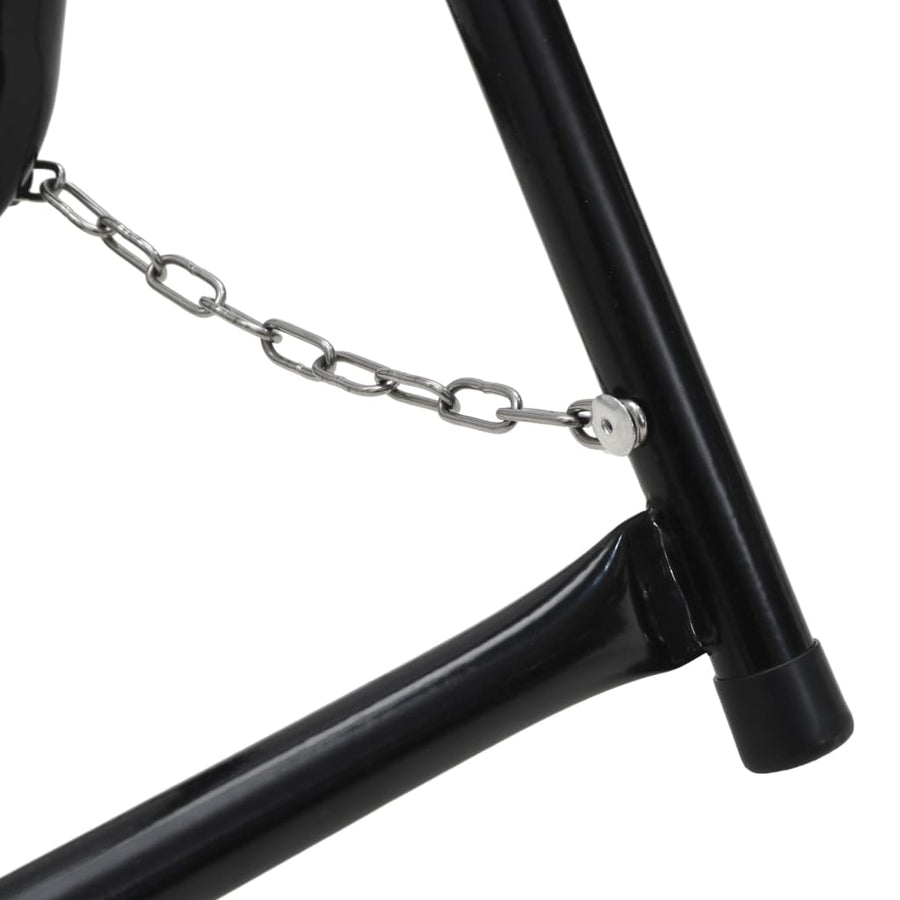 Slanghaspelwagen 48 Cm 45 Kg Gepoedercoat Staal Zwart