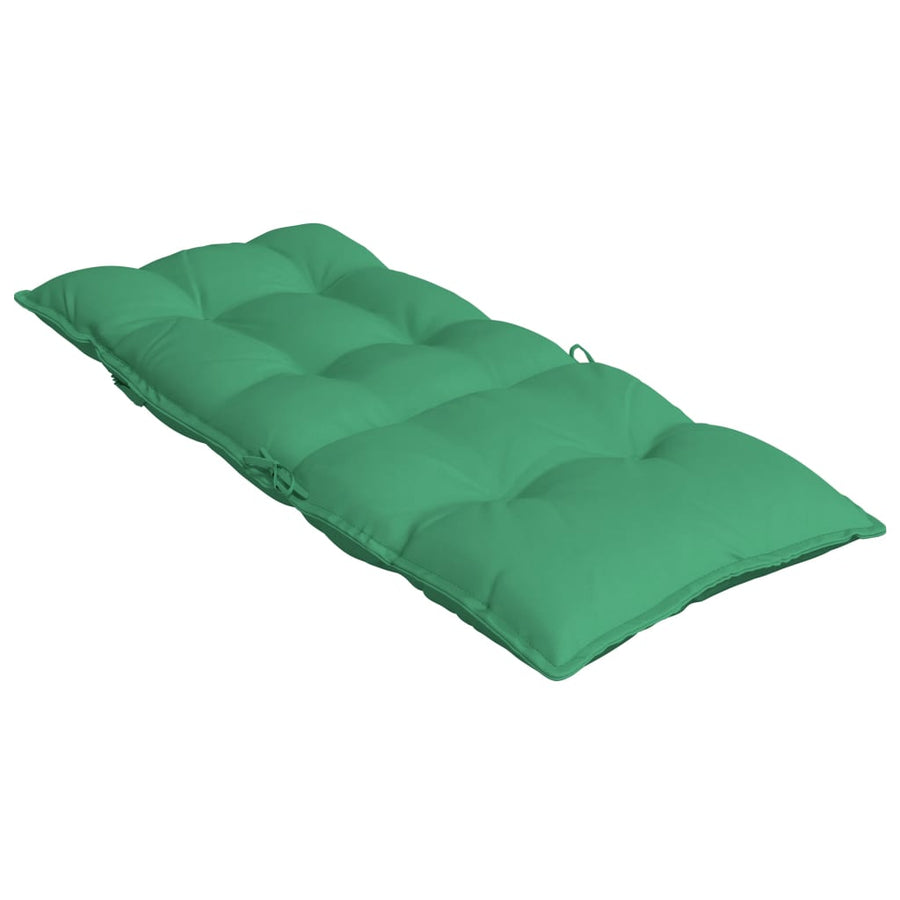 Stoelkussens 4 St Hoge Rug Oxford Stof Groen