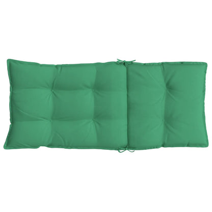 Stoelkussens 4 St Hoge Rug Oxford Stof Groen