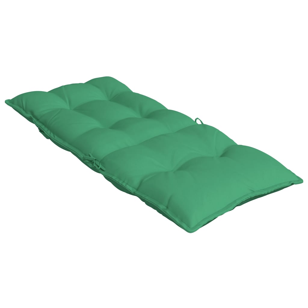 Stoelkussens 6 st hoge rug oxford stof groen