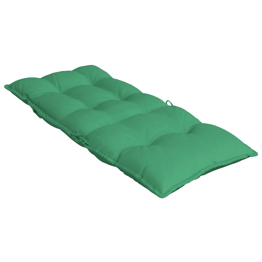 Stoelkussens 6 st hoge rug oxford stof groen