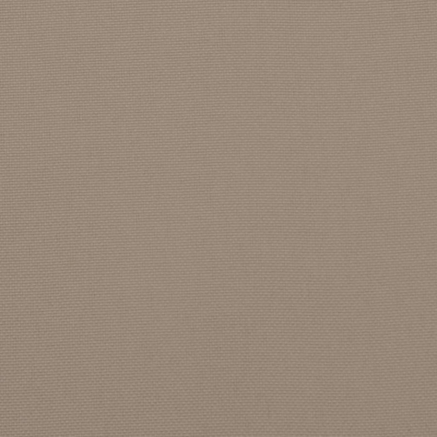 Stoelkussens 6 St Hoge Rug Oxford Stof Taupe