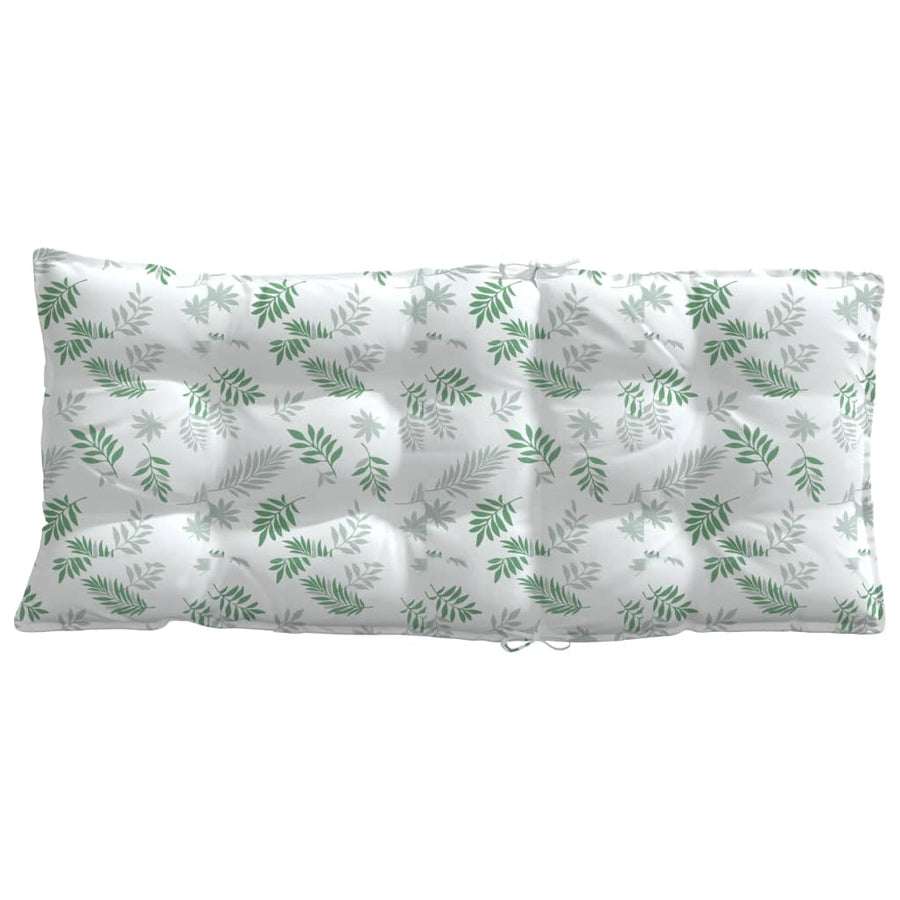 Stoelkussens 4 St Hoge Rug Bladpatroon Oxford Stof