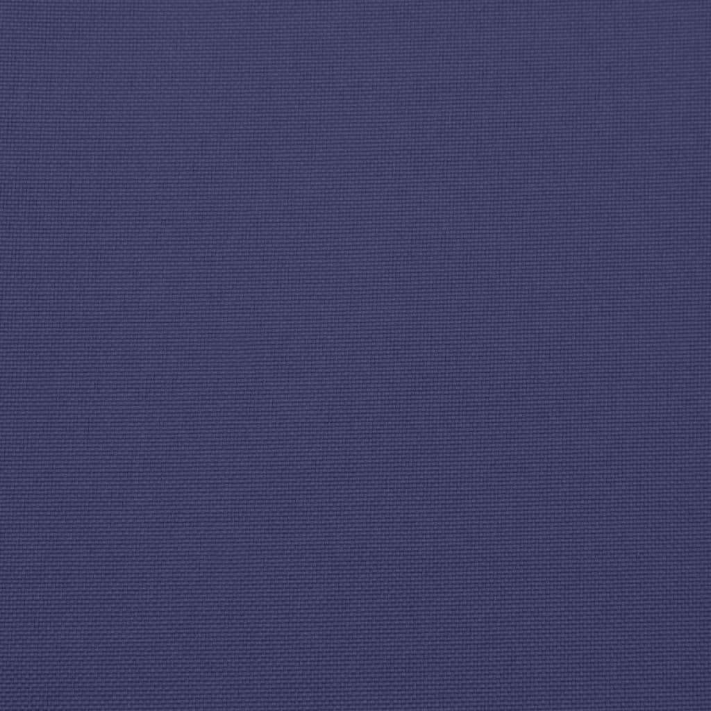 Stoelkussens 4 St Hoge Rug Oxford Stof Marineblauw