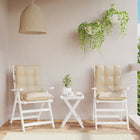Chair Cushions Low Back Oxford Fabric 2