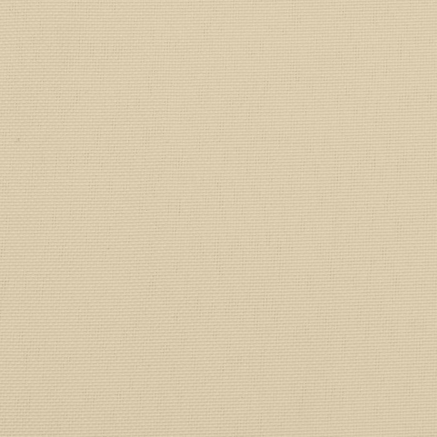 Stoelkussens 6 St Lage Rug Oxford Stof Beige