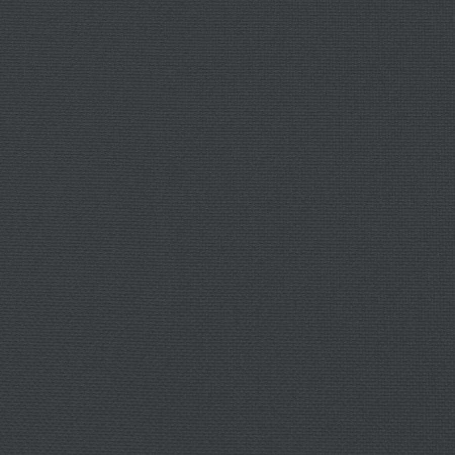 Stoelkussens 6 St Lage Rug Oxford Stof Zwart