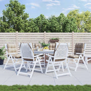 Stoelkussens 6 st 100x50x7 cm taupe