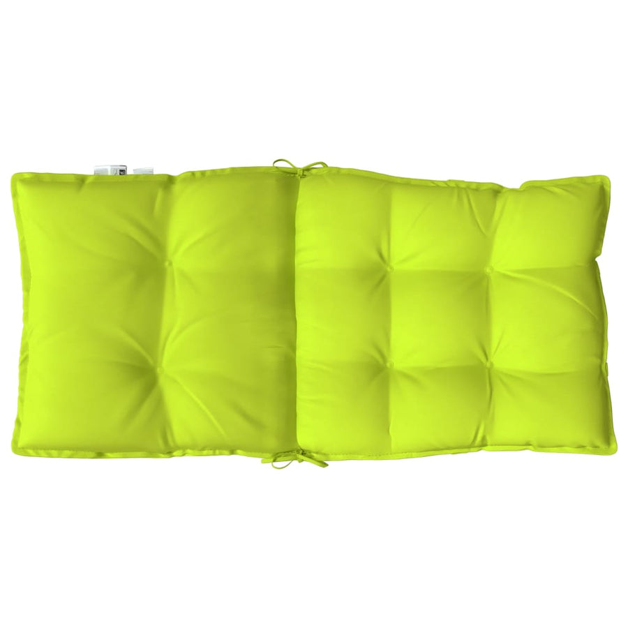 Stoelkussens 4 St Lage Rug Oxford Stof Felgroen