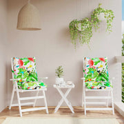 Stoelkussens 2 st 100x50x7 cm oxford stof meerkleurig