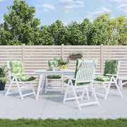 Stoelkussens 2 st bladpatroon oxford stof 100x50x7 cm