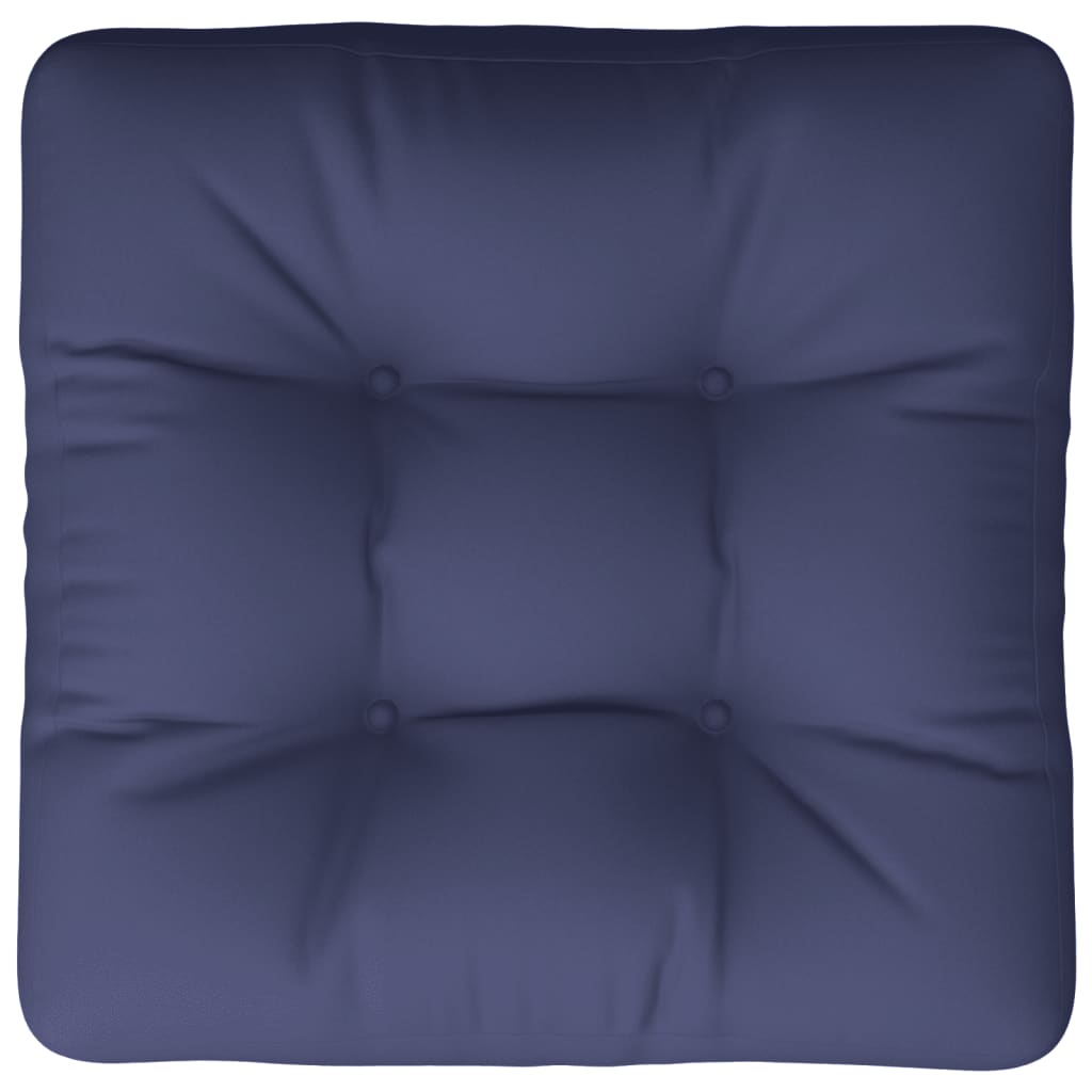 Palletkussen Stof Marineblauw 60 x 60 x 12 cm