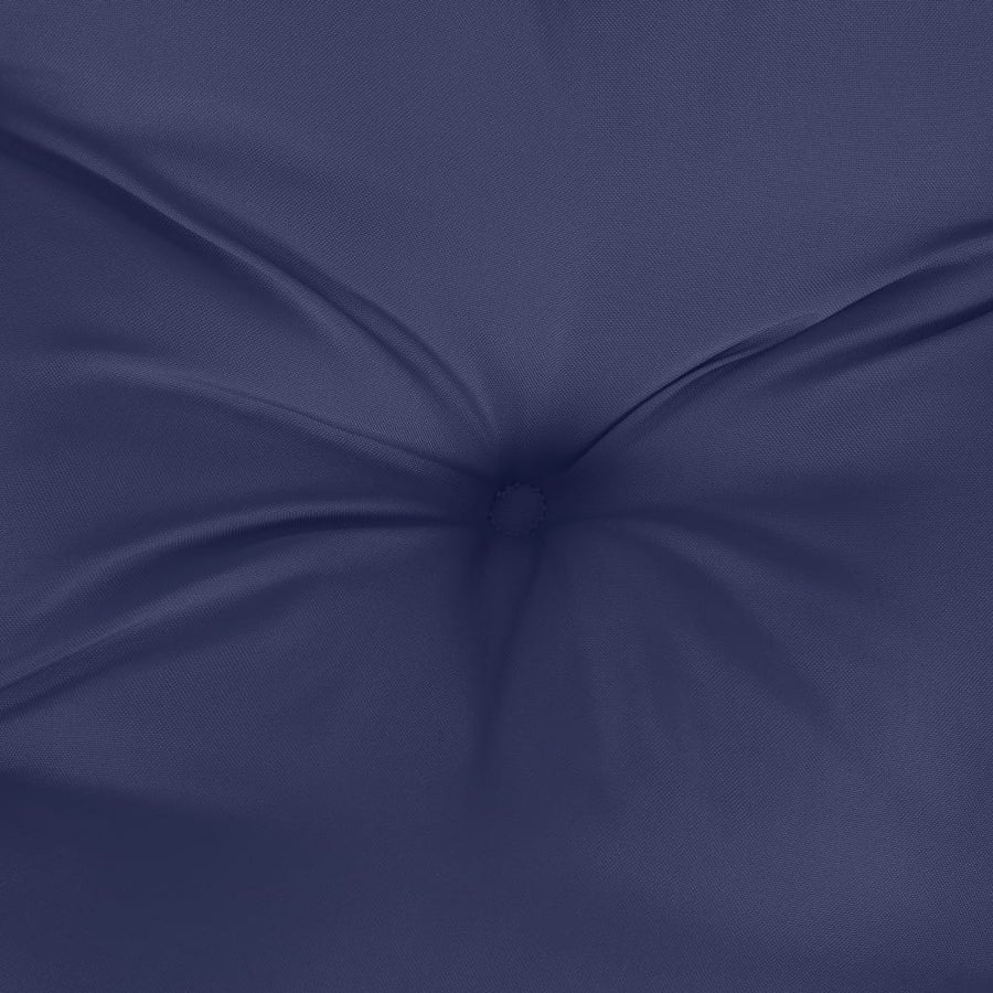 Palletkussen Stof Marineblauw 60 x 60 x 12 cm