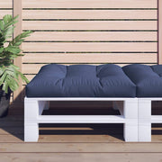 Pallet Cushion Fabric Navy Blue 70 x 70 x 12 cm