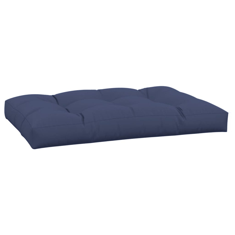 Palletkussen 120x80x12 cm stof marineblauw
