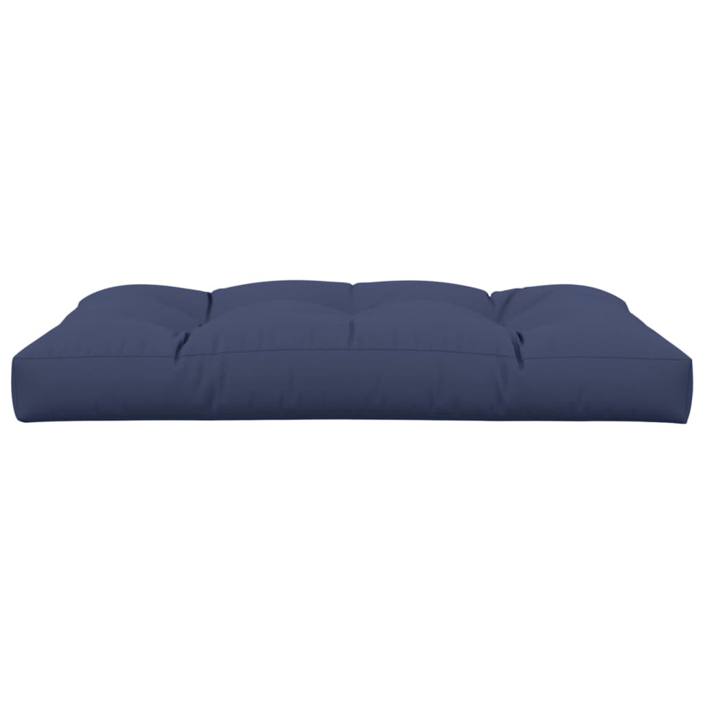 Palletkussen 120x80x12 cm stof marineblauw