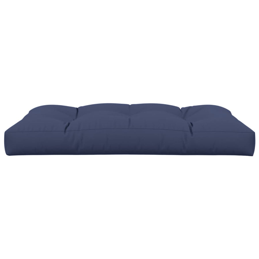 Palletkussen 120x80x12 cm stof marineblauw
