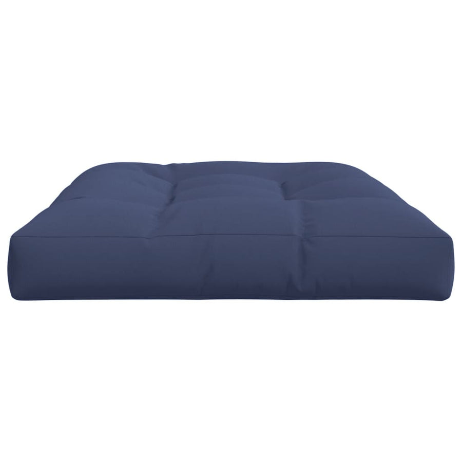 Palletkussen 120x80x12 cm stof marineblauw