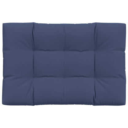 Palletkussen 120x80x12 cm stof marineblauw