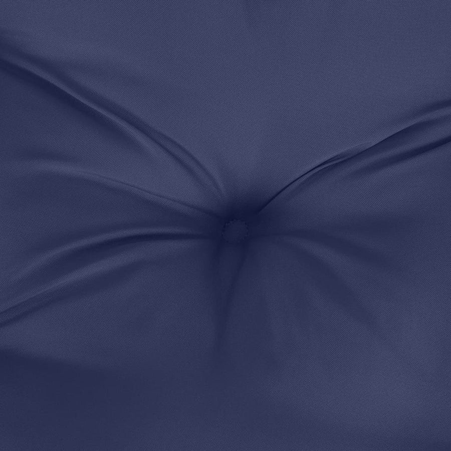 Palletkussen 120x80x12 cm stof marineblauw