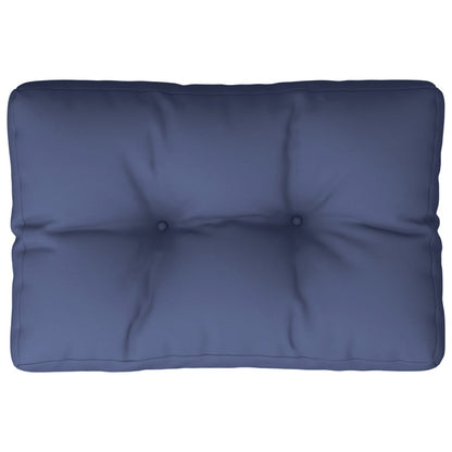 Palletkussen 50X40X12 Cm Stof Marineblauw Antraciet