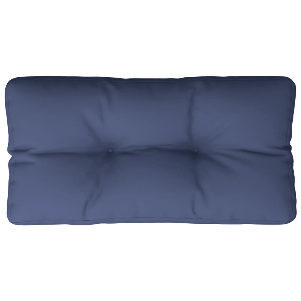 Palletkussen 80X40X12 Cm Stof Marineblauw