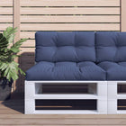 Palletkussen 80x40x12 cm marineblauw polyester
