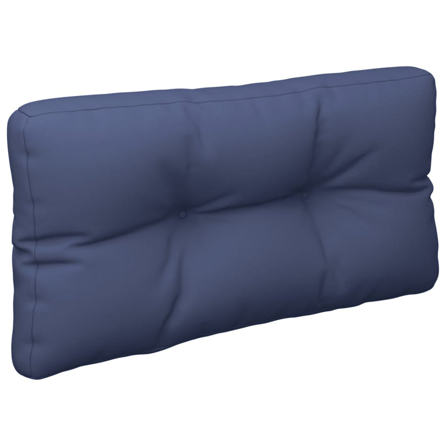 Palletkussen 120x40x12 cm stof marineblauw
