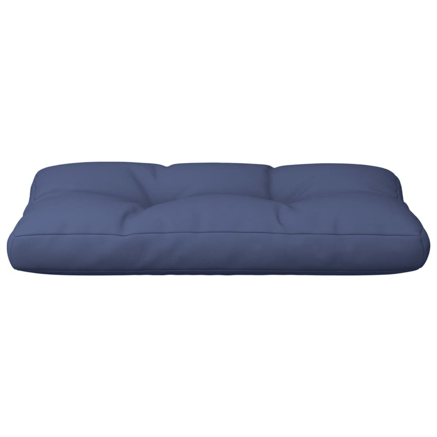 Palletkussen 120x40x12 cm stof marineblauw