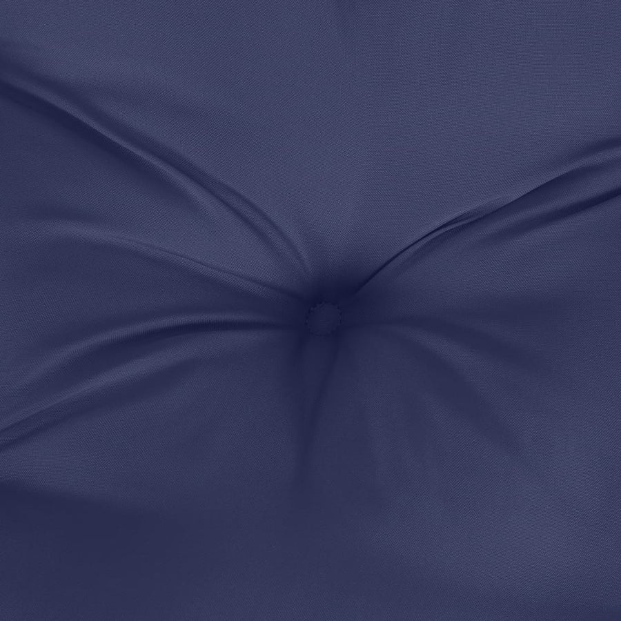 Palletkussens 2 st stof marineblauw
