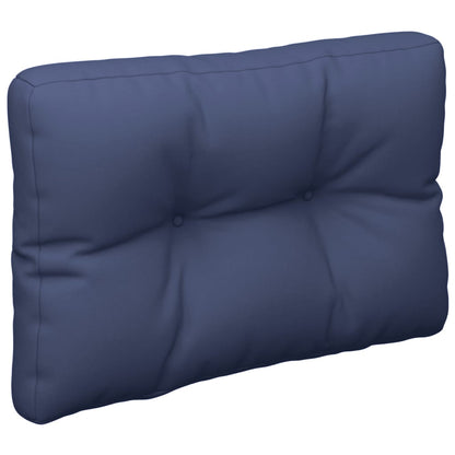 Palletkussenset 60X40X12 Cm Stof Marineblauw