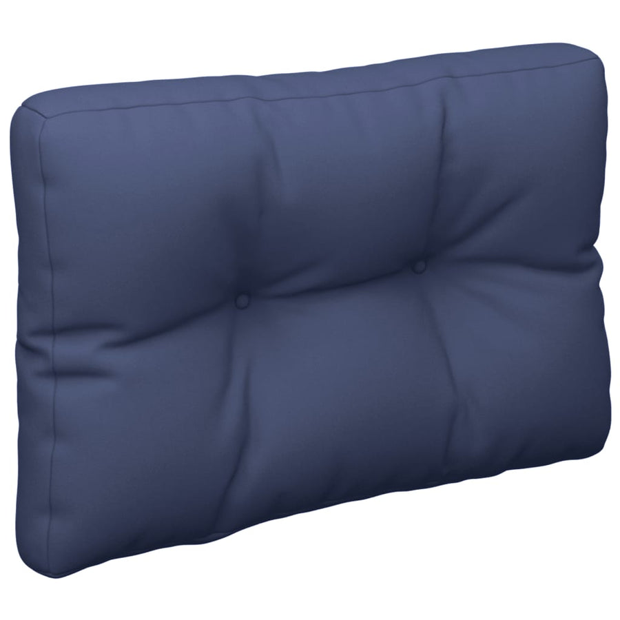 Palletkussenset 60X40X12 Cm Stof Marineblauw