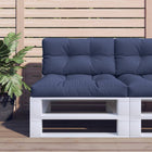 Pallet cushions 2 pcs fabric navy