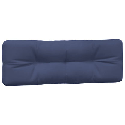 Palletkussens 2 st stof marineblauw
