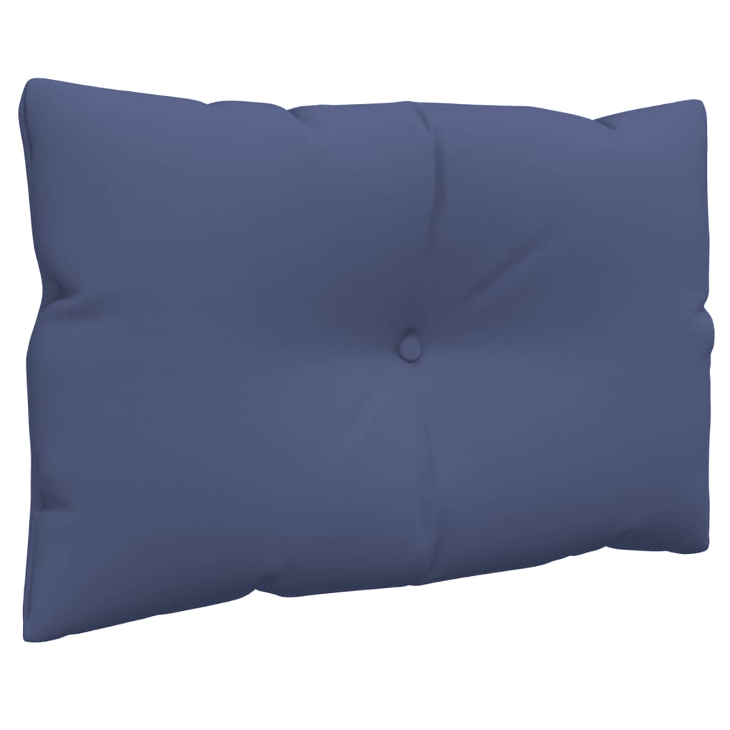 Palletkussenset 60X38X13 Cm Stof Marineblauw