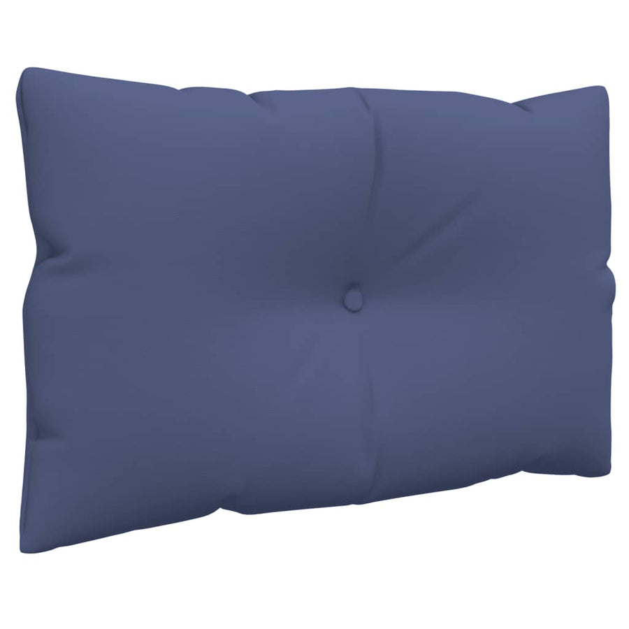 Palletkussenset 60X38X13 Cm Stof Marineblauw