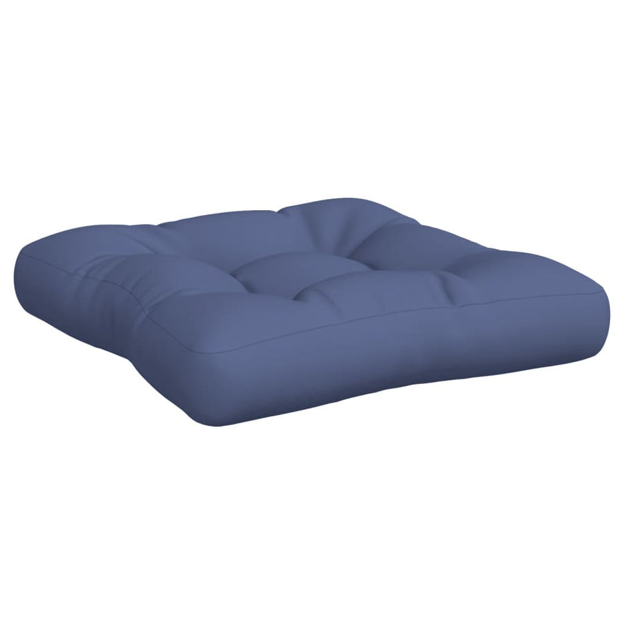 Palletkussenset 60X38X13 Cm Stof Marineblauw