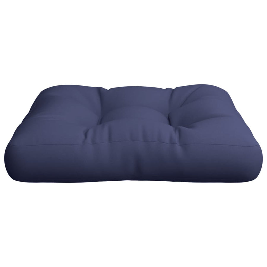 Palletkussen 58x58x10 cm oxford stof marineblauw