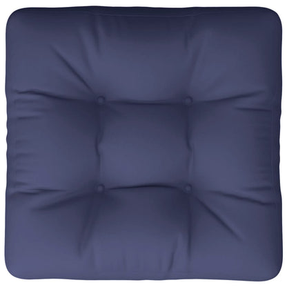 Palletkussen 58x58x10 cm oxford stof marineblauw
