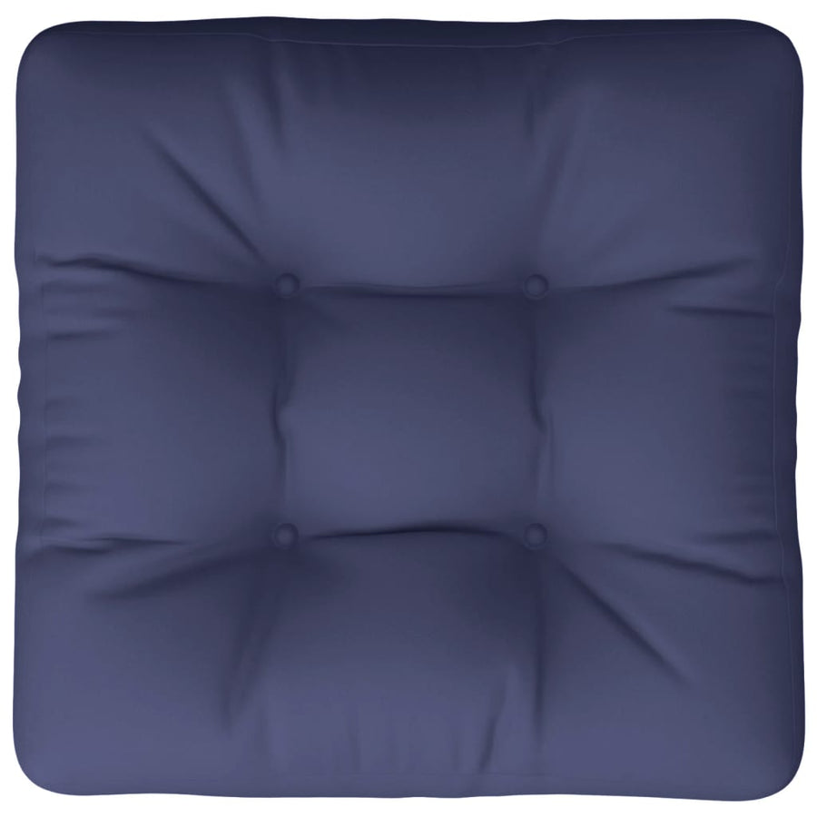 Palletkussen 58x58x10 cm oxford stof marineblauw